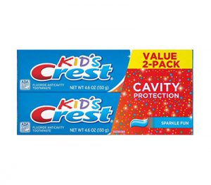 Crest Toothpaste 4.6 Ounce Kids 2-Pack Cavity Protection