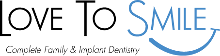love to smile dentistry logo brand