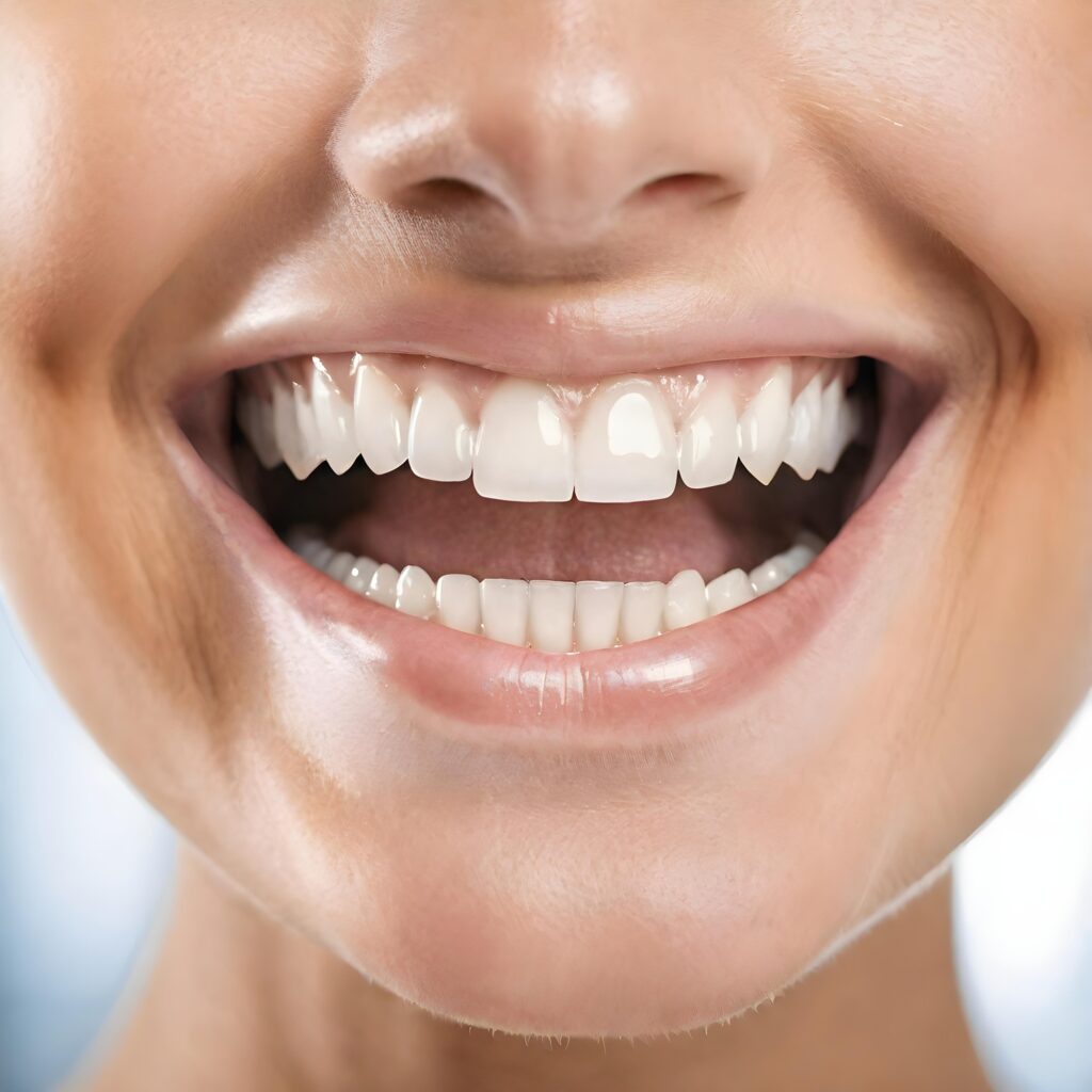 perfect smile closeup