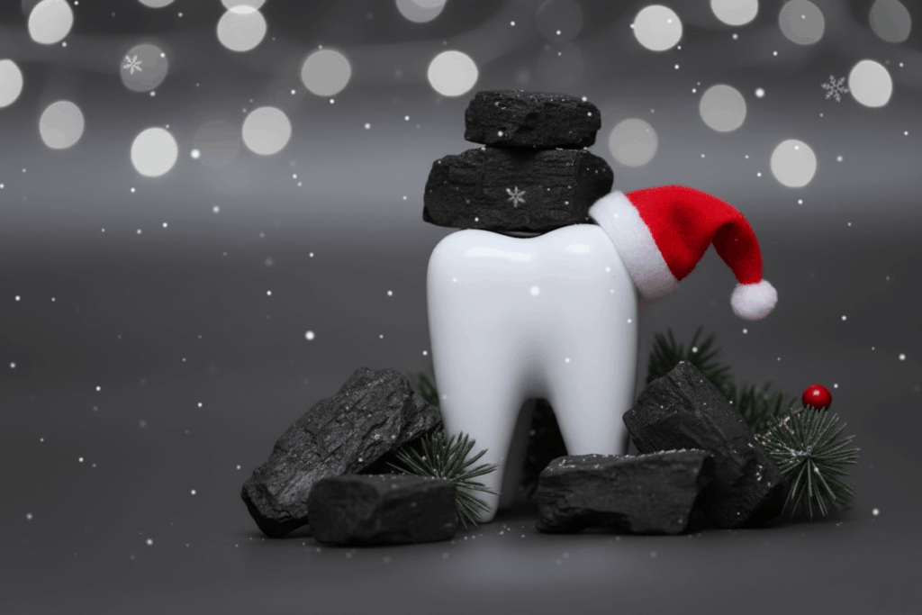 Christmas teeth love to smile naughty